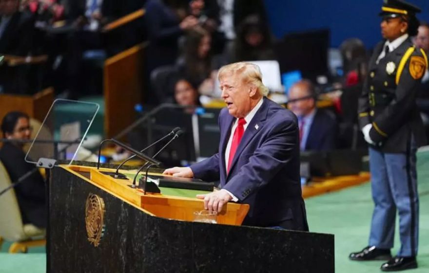 Президент США Дональд Трамп выступил на сессии Генеральной Ассамблеи ООН