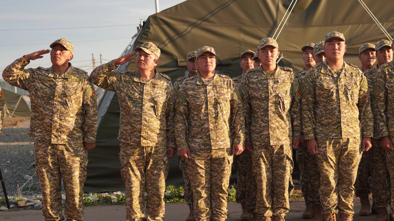 Военный контингент Кыргызстана участвует в учениях ОДКБ в России