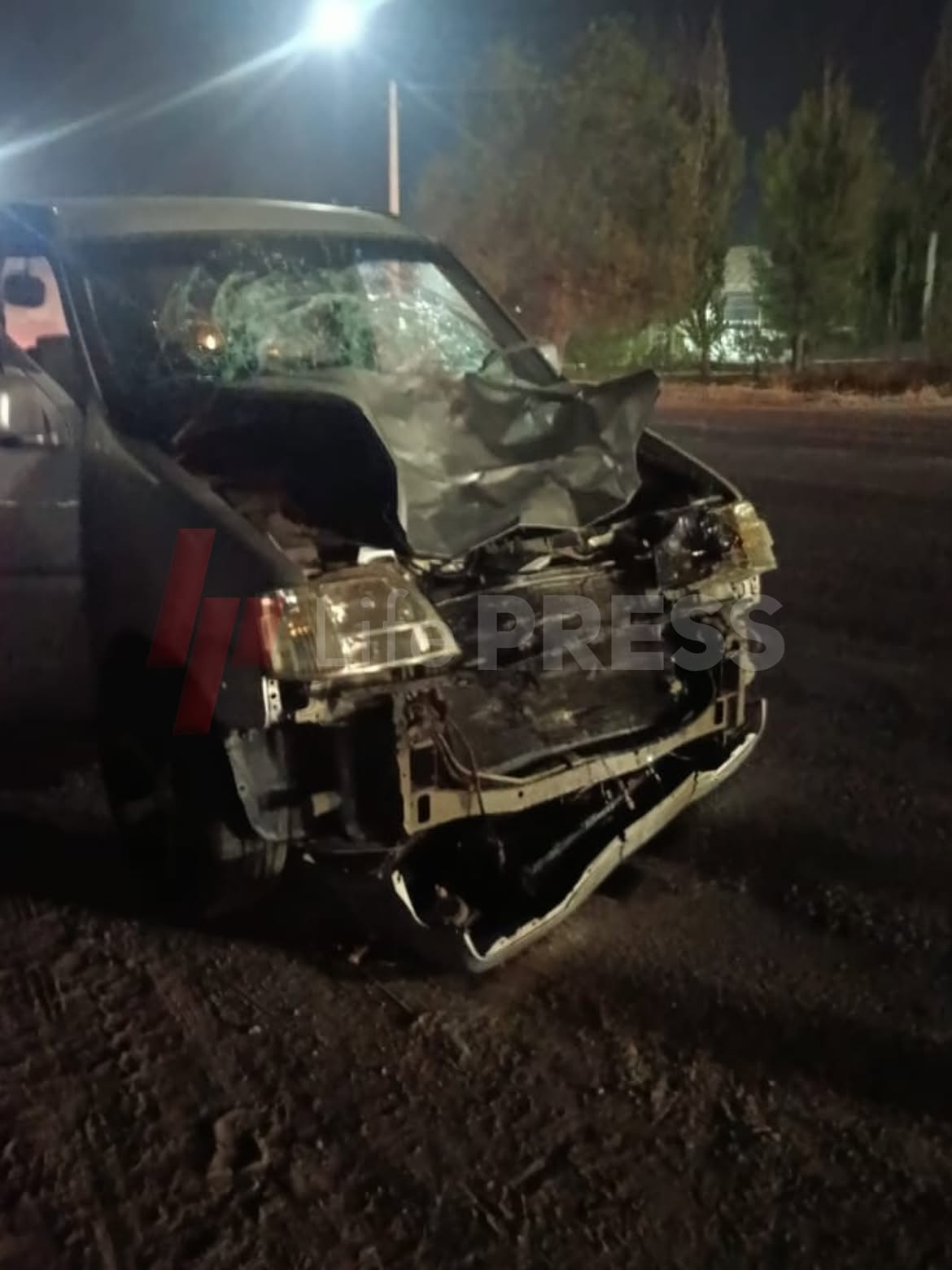В Токмоке водитель насмерть сбил двух женщин на обочине