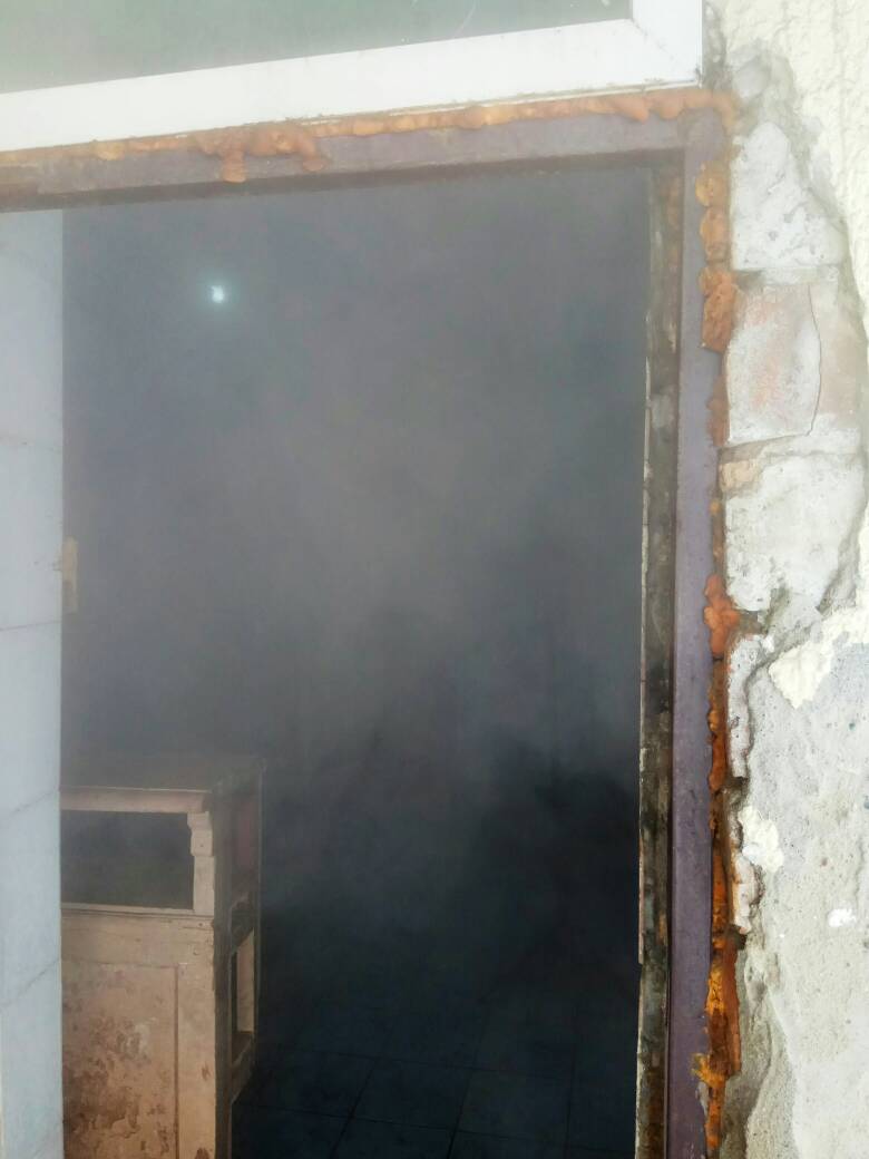 Вход в одно из помещений, 2018 год