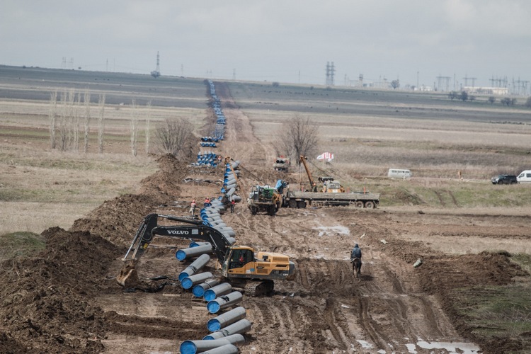 Вторая очередь Магистрального газопровода Бухарский газоносный район Ташкент-Бишкек-Алматы