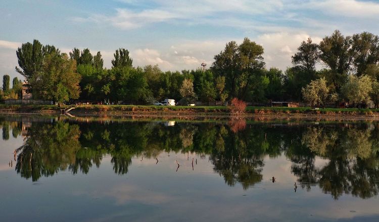 Орынбека Асилбаева. Пруд в Токмаке