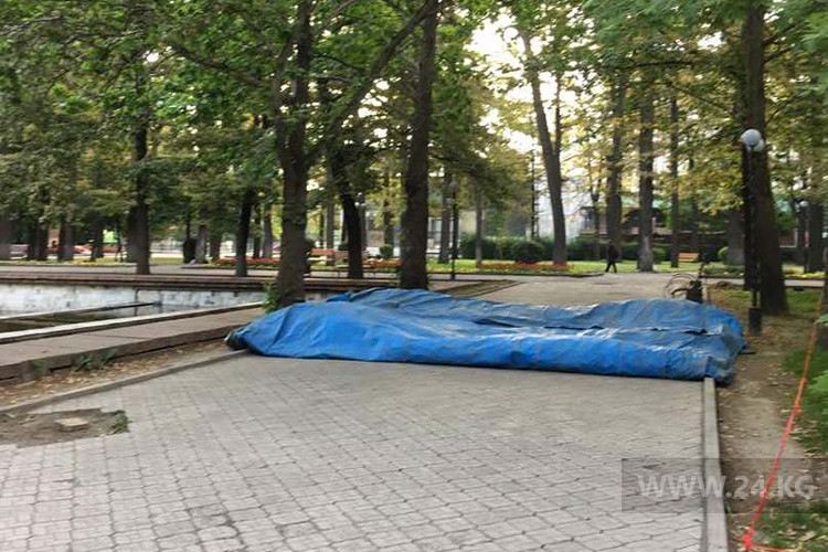 Батут на бульваре Эркиндик