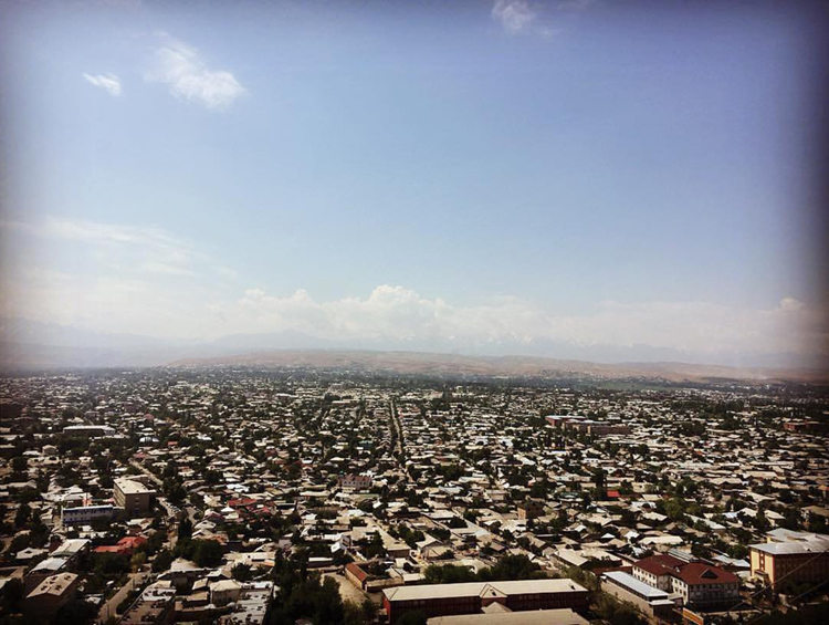 Панорама города Узгена