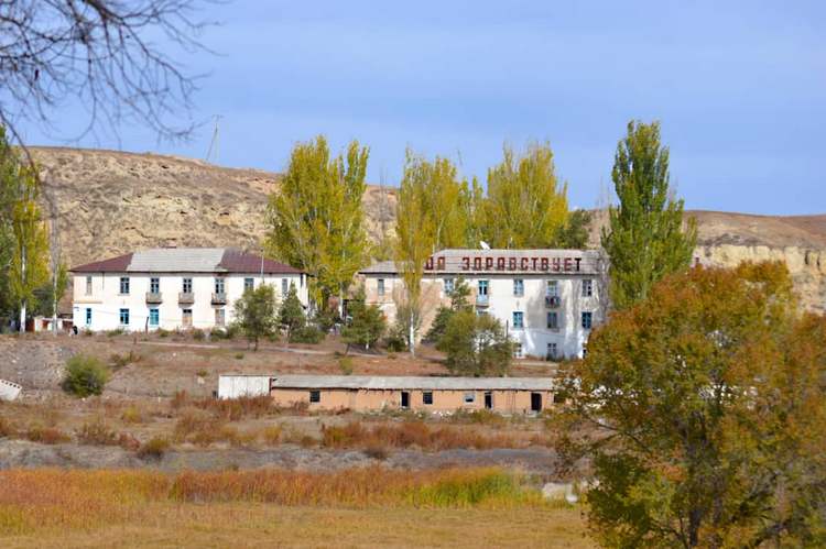 Андрея Колесникова. Осенний Иссык-Куль, Пристань-Пржевальск